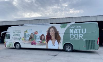 Ação de mídia com tecnologia inédita no Brasil divulga Embelleze no Rio (Foto: Divulgação)