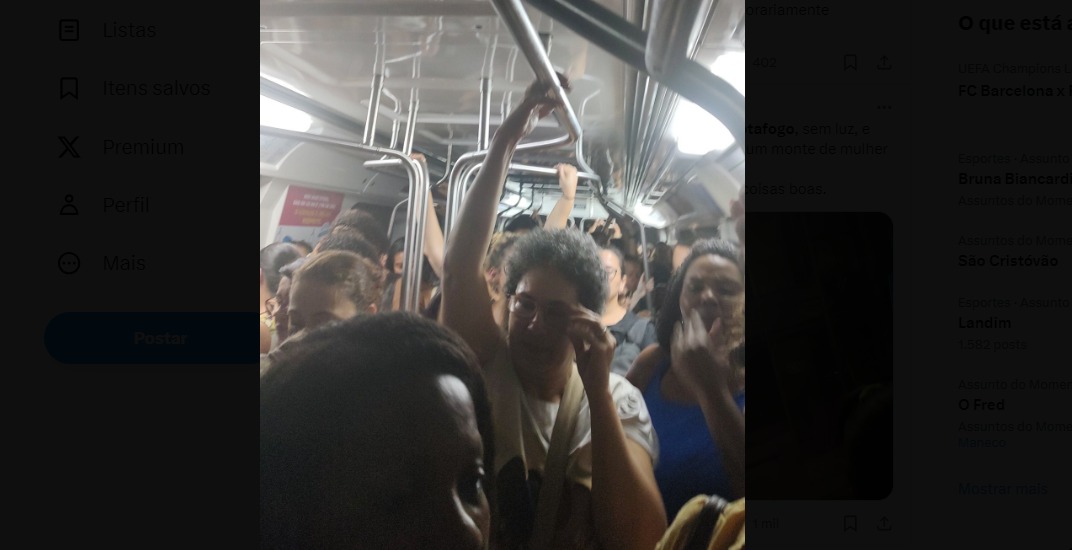 Estações do MetrôRio são interditadas por acesso indevido (Foto: Reprodução)