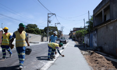 Obras de drenagem e pavimentação avançam em São Pedro da Aldeia