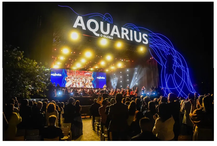 Belo e Orquestra Sinfônica Brasileira se apresentam no 'Projeto Aquarius' (Foto: Divulgação)