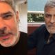 William Bonner fica sem reação ao encontrar George Clooney na Europa