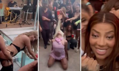 Ludmilla recebe famosos em festa que durou até o dia amanhecer