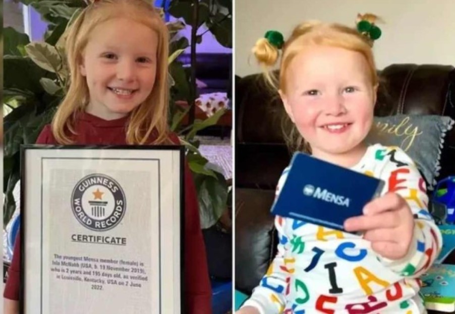 Criança de dois anos é a mais nova menina a ser aceita em sociedade de QI alto