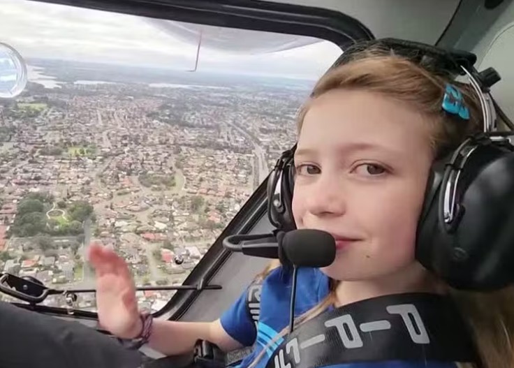 Menina de 10 anos pilota aeronave elétrica na Austrália