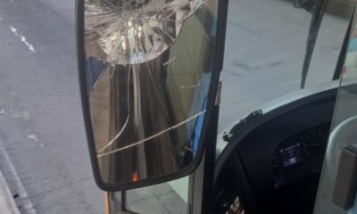 Passageiro é preso após quebrar retrovisor de ônibus novo do BRT no Terminal Alvorada