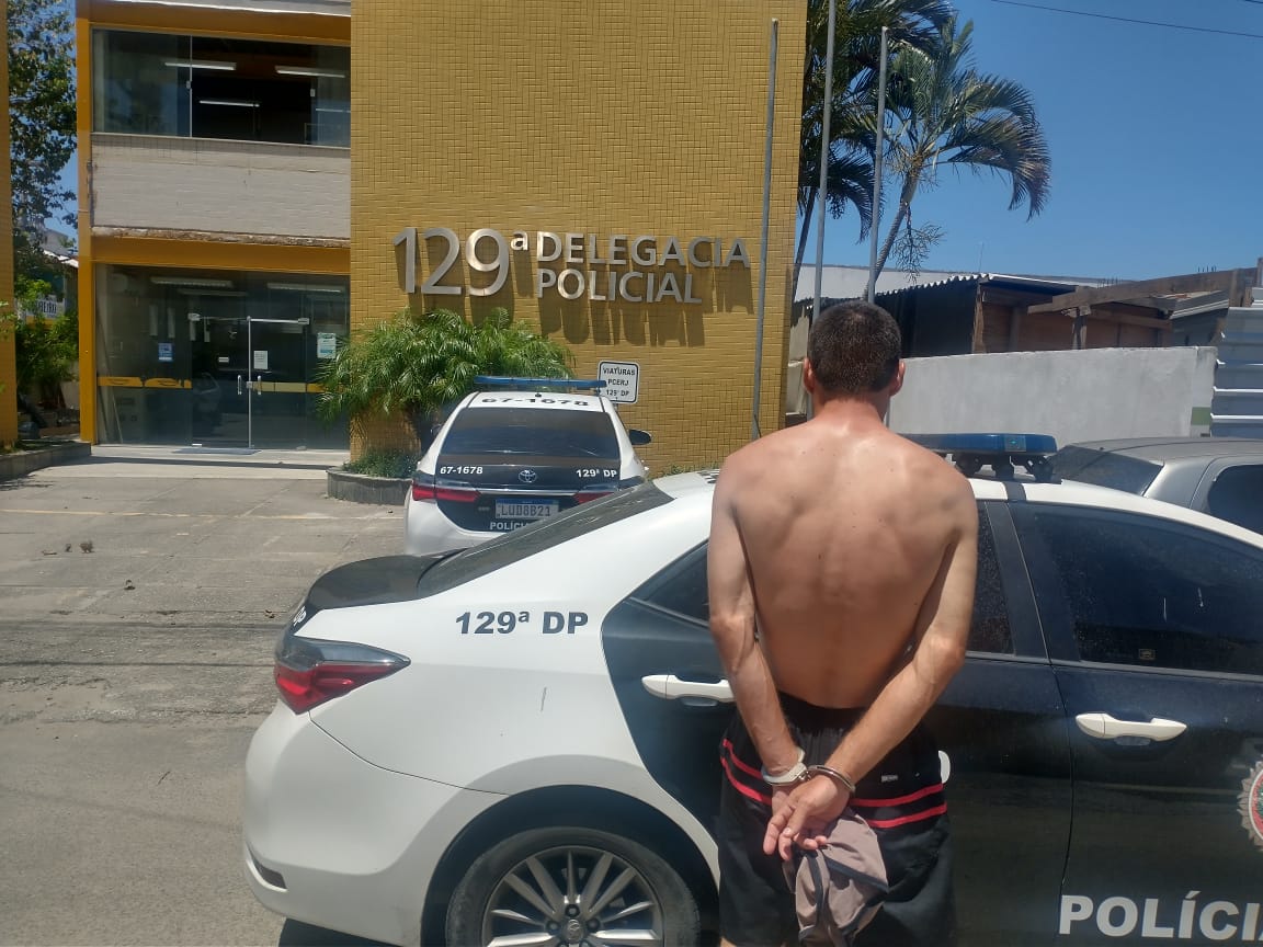 Pedreiro é preso por estuprar a prima de 8 anos na Região dos Lagos