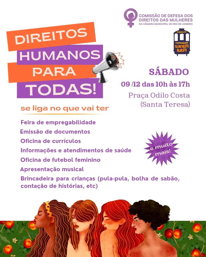 Comissão da Mulher da Câmara do Rio vai promover Ação Social e de Cidadania em Santa Teresa (Foto: Divulgação)