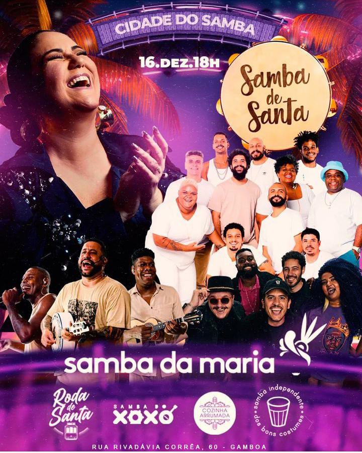 Maria Rita agita a Gamboa no 'Samba de Santa' (Foto: Divulgação)