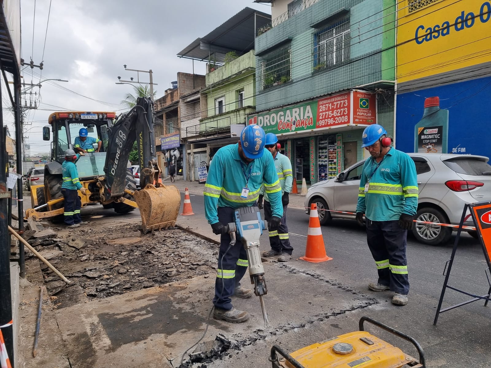 Baixada Fluminense recebe melhorias no sistema de abastecimento de água (Foto: Divulgação)