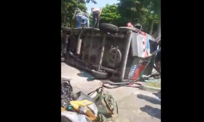 Acidente entre ônibus e van deixa feridos em Bangu (Foto: Divulgação)