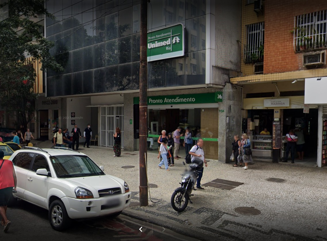 Polícia investiga se idosa de 94 anos sofreu abuso sexual em hospital particular na Zona Sul do Rio (Foto: Reprodução/ Google Maps)
