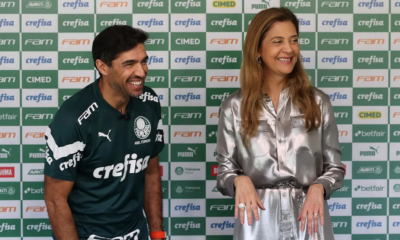 Abel Ferreira e Leila Pereira Palmeiras