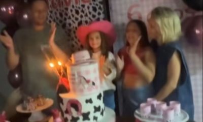Leonardo e Poliana Rocha celebram aniversário de seis anos da neta Mavie
