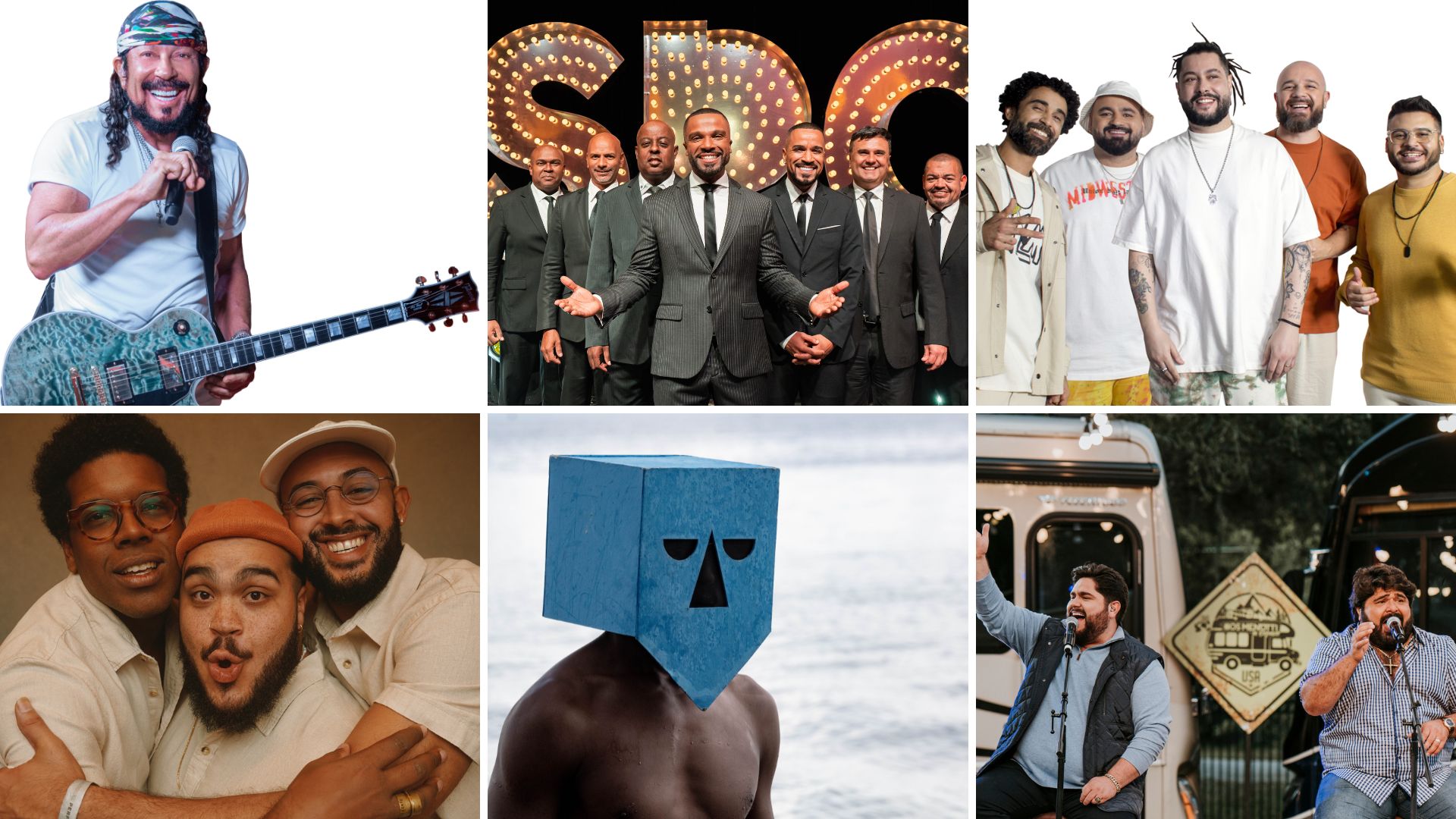 SPC, Gilsons, Bell Marques e César Menotti e Fabiano agitam o Universo Spanta 2024 (Foto: Divulgação)