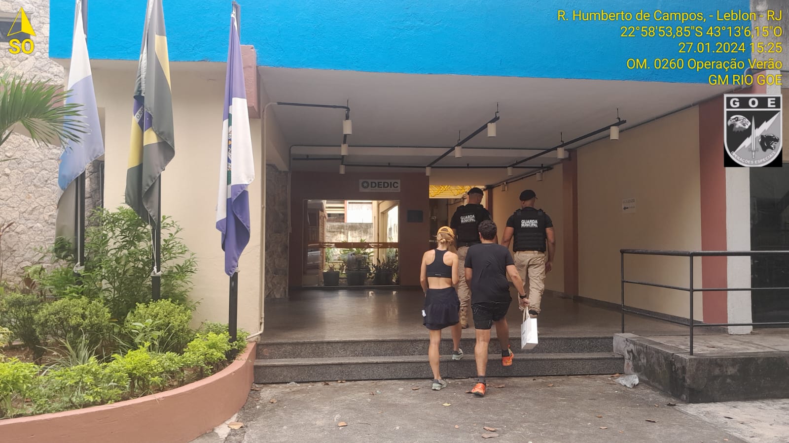 Os 4 foram encaminhados a 14 DP (Leblon)