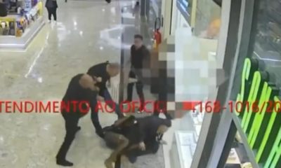 Marcos Braz é flagrado por câmeras de segurança agredindo torcedor do Flamengo