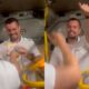 [VÍDEO] Motorista se emociona após ganhar 'vaquinha' de passageiros durante o réveillon (Foto: Reprodução)