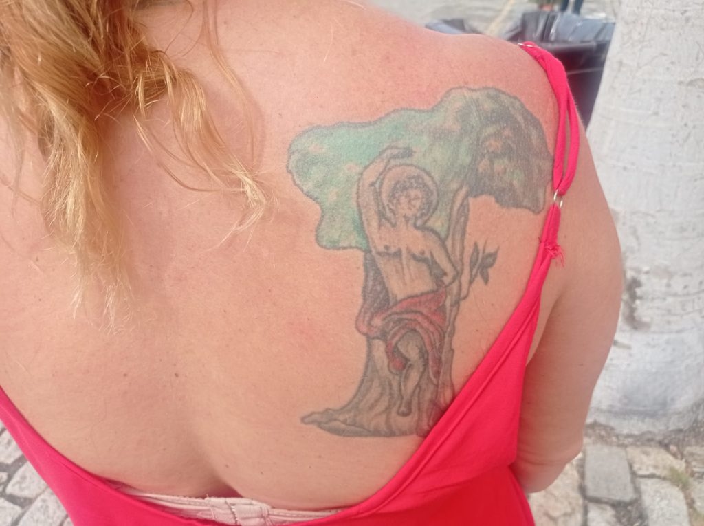 Ana Cláudia, devota de São Jorge