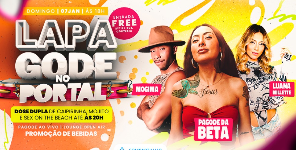 Lapagode agita o primeiro domingo do ano no Rio (Foto: Divulgação)