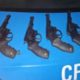 Polícia recupera armas levadas de agência bancária