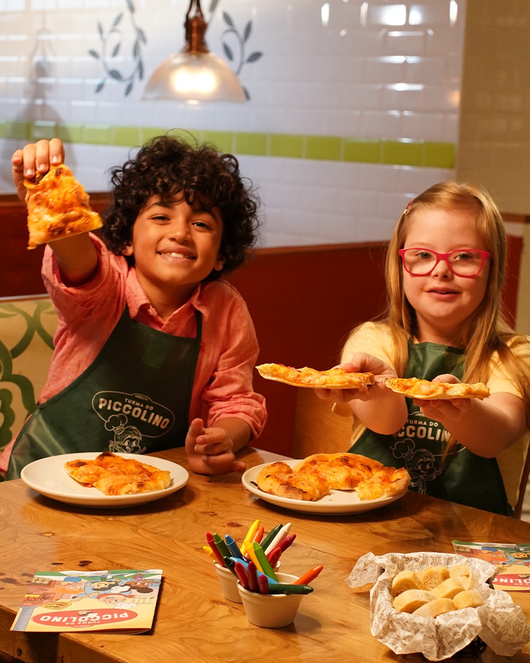 Férias com muito sabor em família? Abbraccio anuncia oferta especial com prato para compartilhar e atividade para crianças por tempo limitado (Foto: Divulgação)