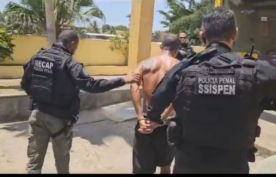Polícia Penal do RJ captura foragido da Justiça de Minas Gerais (Foto: Divulgação)