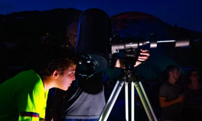 A estudante Luz Maria se encantou em ver Júpiter