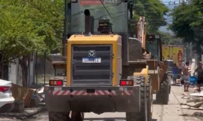 SEIM reforça operações da prefeitura com máquinas para acelerar remoção de detritos