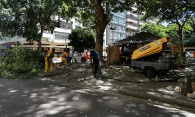 Subprefeitura da Zona Sul leva operação Corredores de Excelência à Praça Inhangá, em Copacabana (Foto: Divulgação)