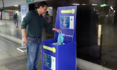 Estações do MetrôRio recebem donativos para ajudar vítimas das chuvas no RJ