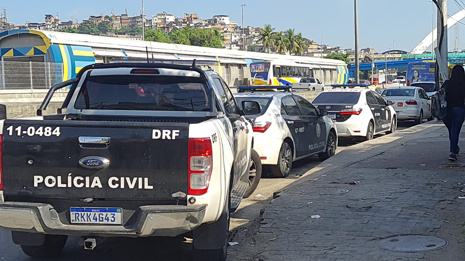 Policiais civis no Complexo da Maré