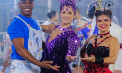 Primeiro casal da União da Ilha ganha reforço da personal e musa Tatiana Breia na preparação para o Carnaval (Foto: Divulgação)
