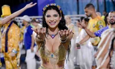 Famosa empresária Cuiabana, Thatiana Rabelo estreia na Sapucaí e é convidada para o Camarote N1 no RJ (Foto: Diego Mendes/ Divulgação)