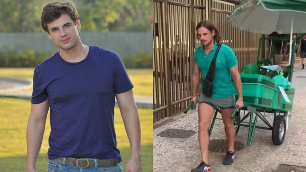 Daniel Erthal atua como ambulante nas ruas de Copacabana