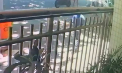 André Pereira Marques, de 27 anos, e Vitor Figueiredo Cardoso, de 19, haviam acabado de roubar o celular de uma mulher na Rua Visconde de Pirajá