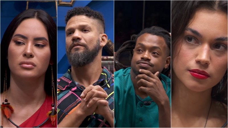 Isabelle, Juninho, Luigi e Alane estão no paredão do BBB 24