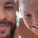 Neymar e o filho Davi Lucca