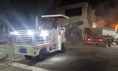 Ruas da Tijuca recebem novo asfalto (Foto: Divulgação)