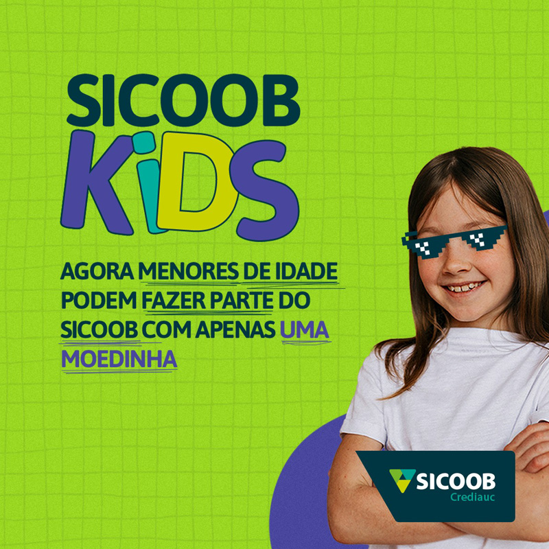 Sicoob lança conta digital para crianças e adolescentes