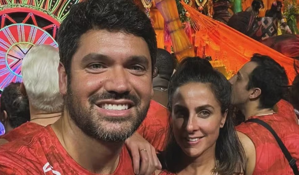 Marcelo Courrege e Carol Barcellos