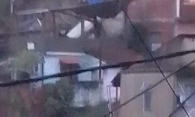 Casa desaba em Niterói