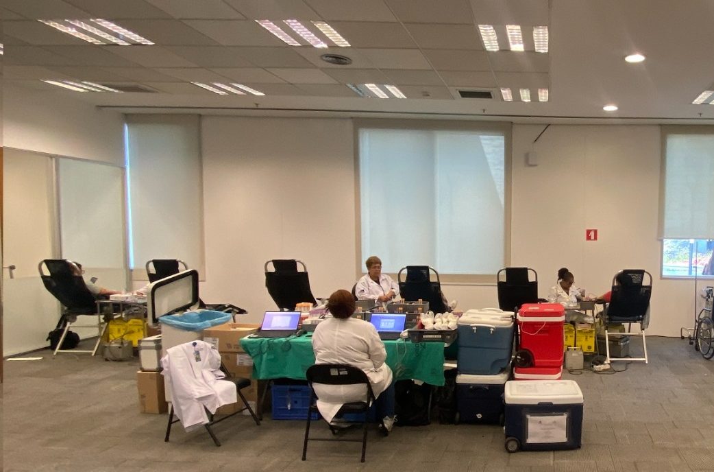 Doação de sangue na Barra da Tijuca