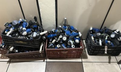 Dono de ferro velho é preso por adquirir hidrômetros roubados na Zona Norte