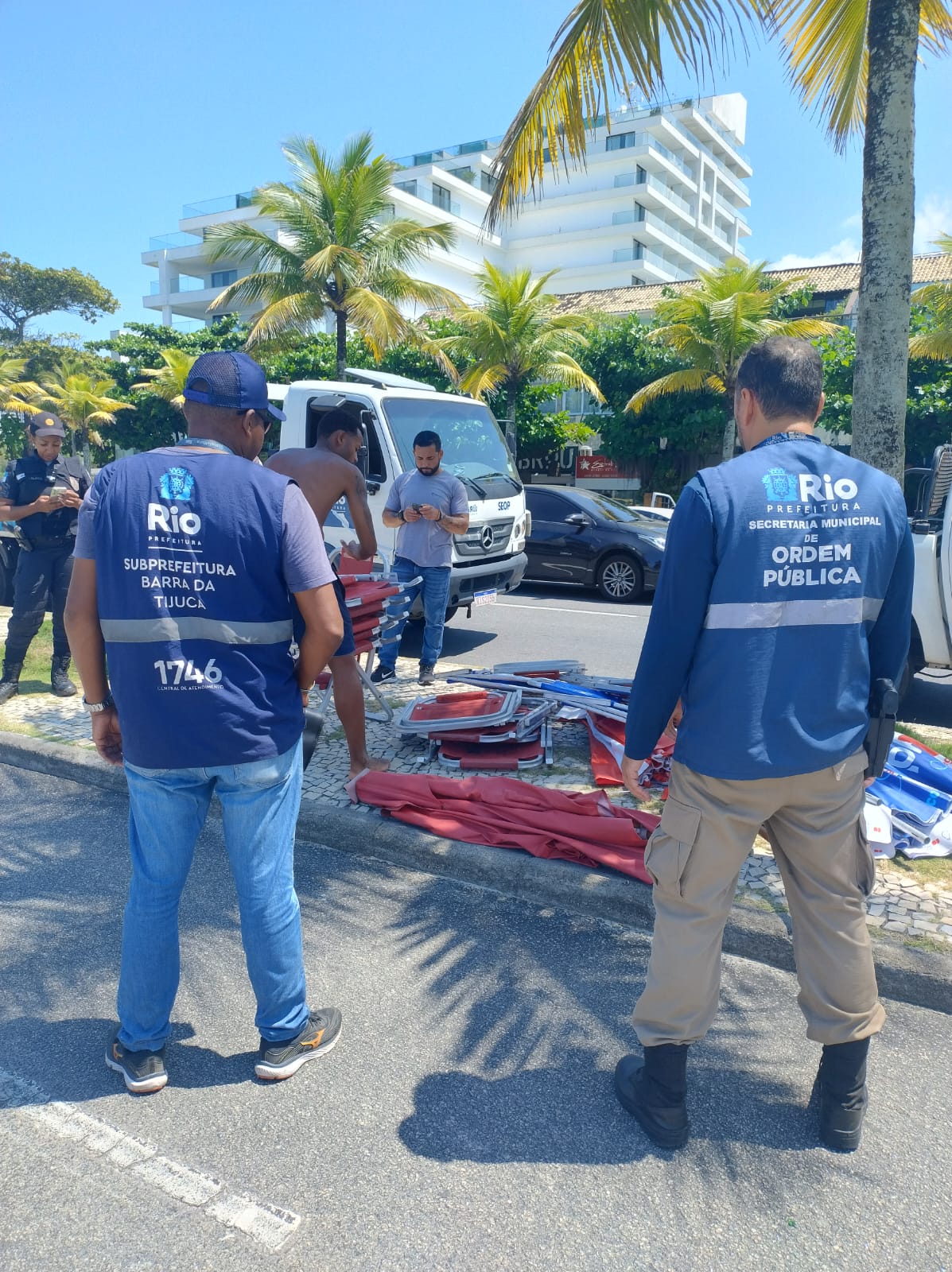 Prefeitura do Rio realiza nova operação de ordenamento na Barra e no Recreio (Foto: Divulgação)