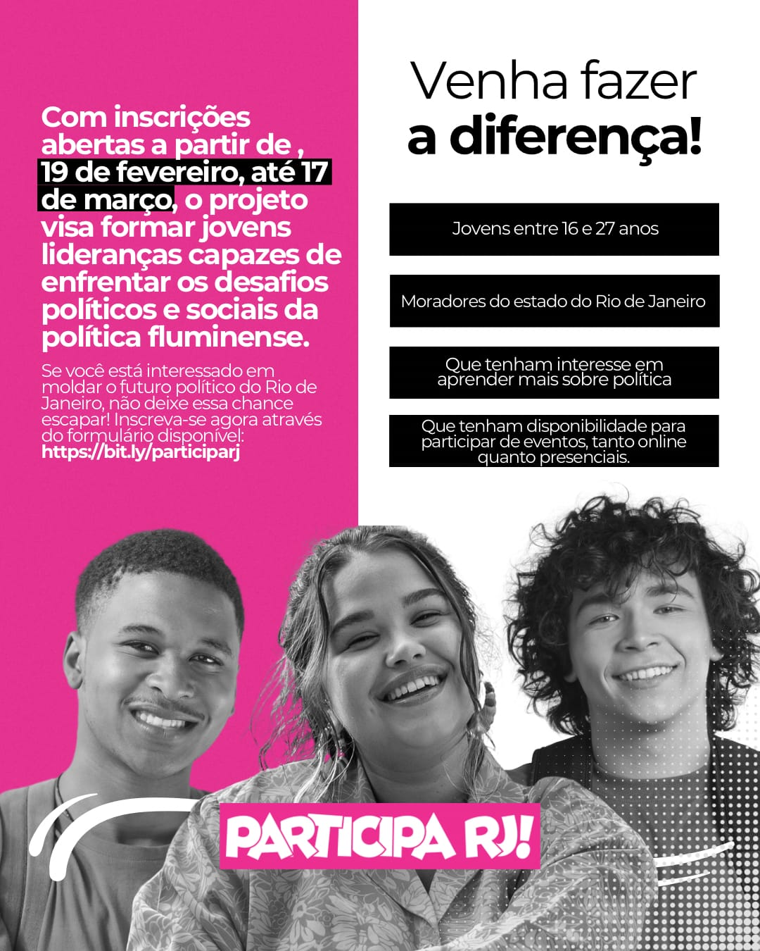 Deputado fomenta programa de participação política para jovens no Rio (Foto: Divulgação)