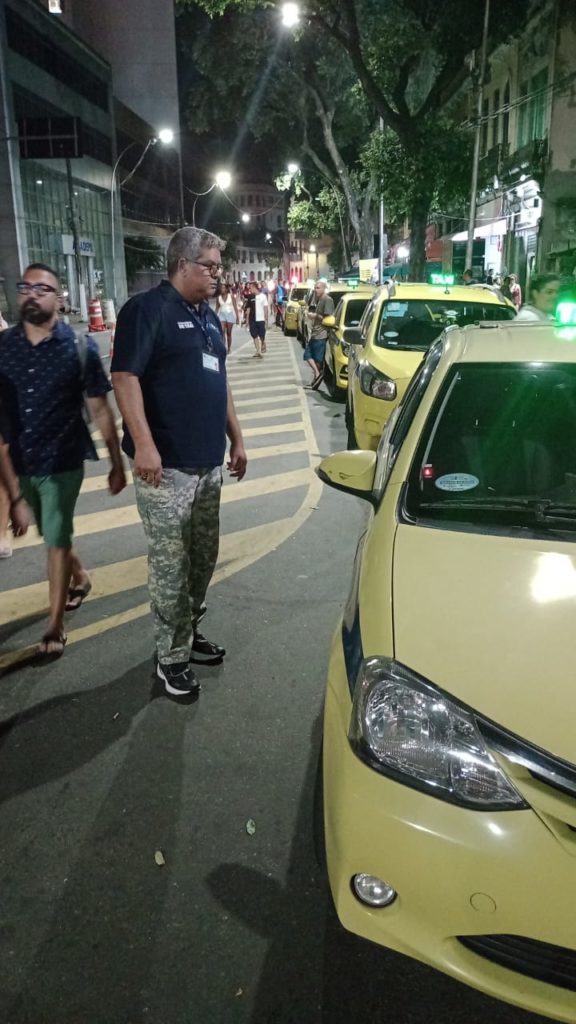 Fiscaização da Superintendência de Táxis do Rio