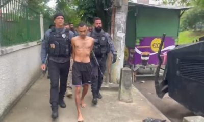 Traficante da Paraíba preso no Chapadão/ Foto: Repórter Lucas Araújo