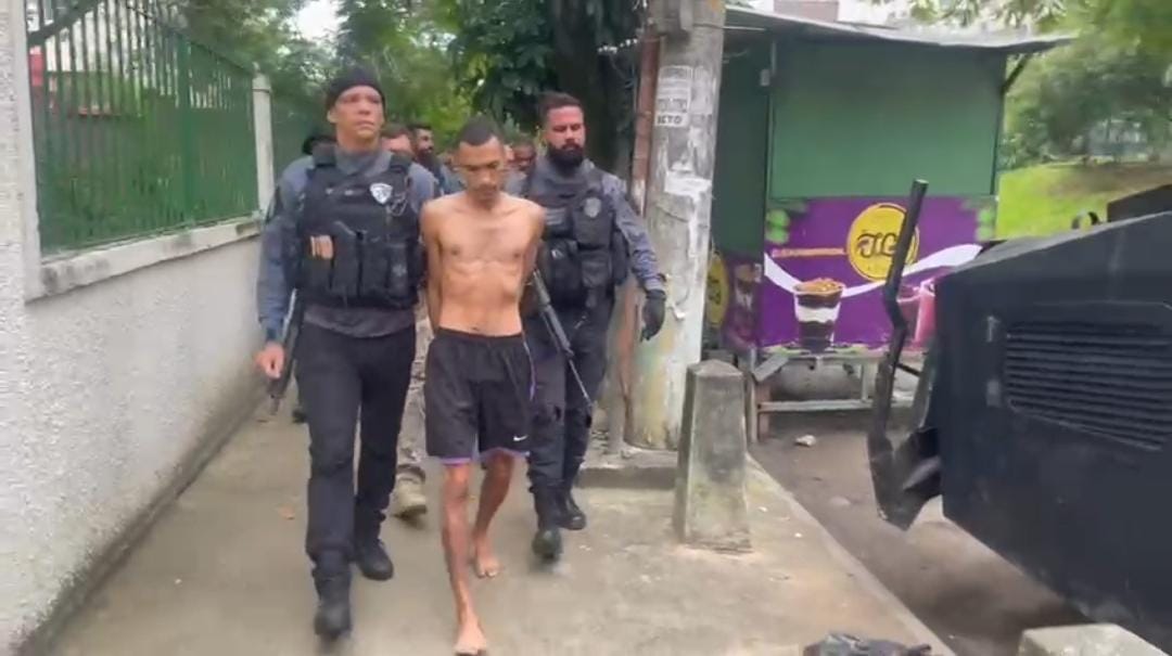Traficante da Paraíba preso no Chapadão/ Foto: Repórter Lucas Araújo