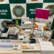 Medicamentos apreendidos em clínica clandestina, em Campo Grande/ Foto: Divulgação Polícia Civil