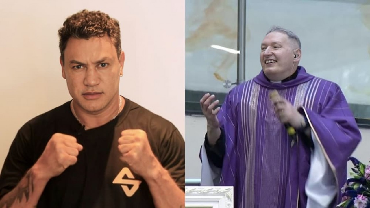 Popó e Padre Marcelo Rossi